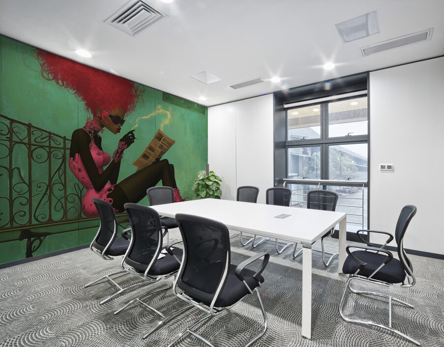 Smoked Out & Unbothered Wall Printing