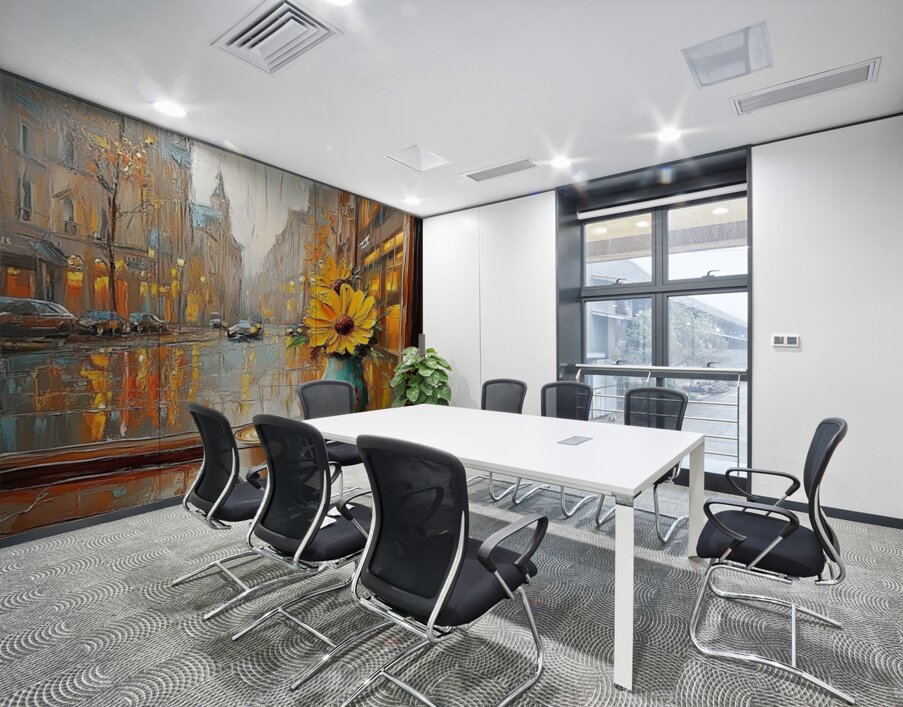 Latte After the Storm Wall Printing