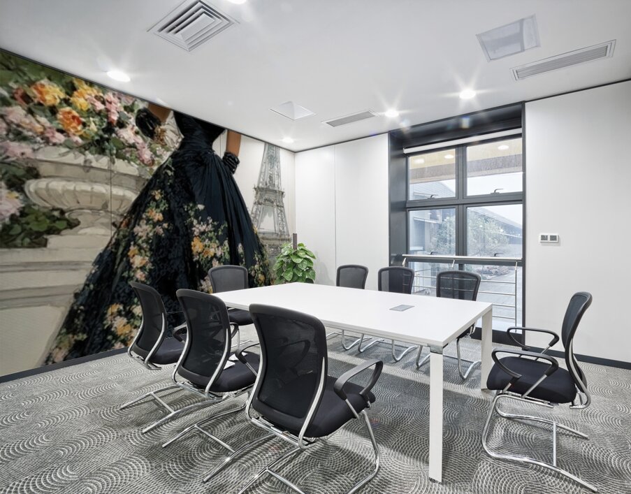 Fleur Nocturne Wall Printing