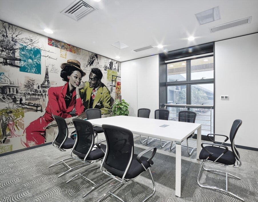 Parisian Rendezvous Wall Printing