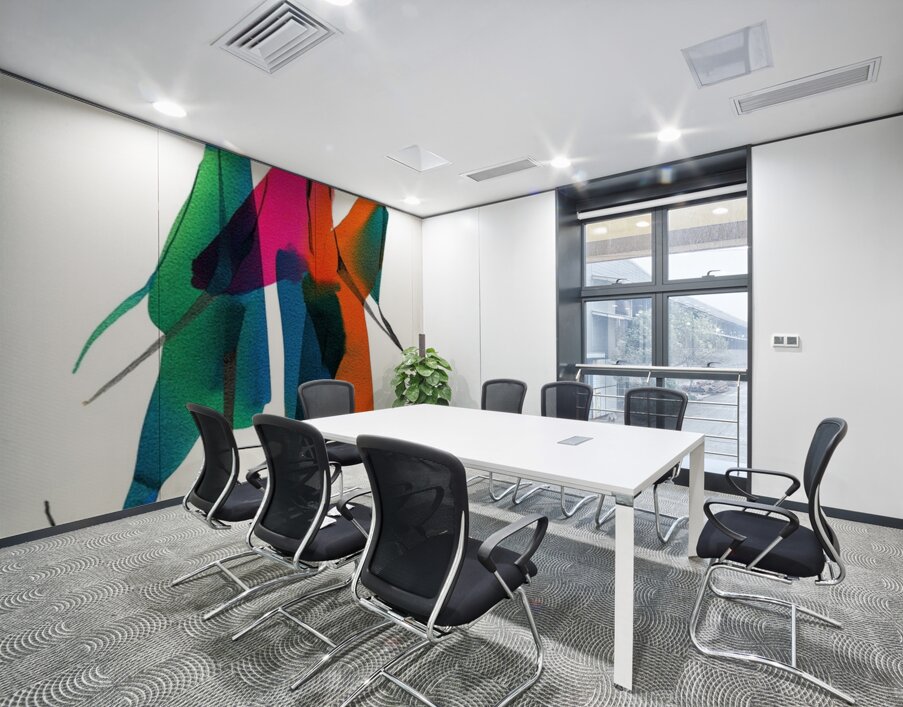 Stride of Color Wall Printing