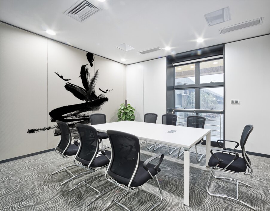 Meditation in Stroke Wall Printing