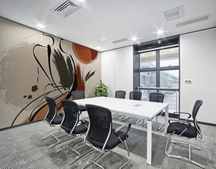 Solar Poise Wall Printing