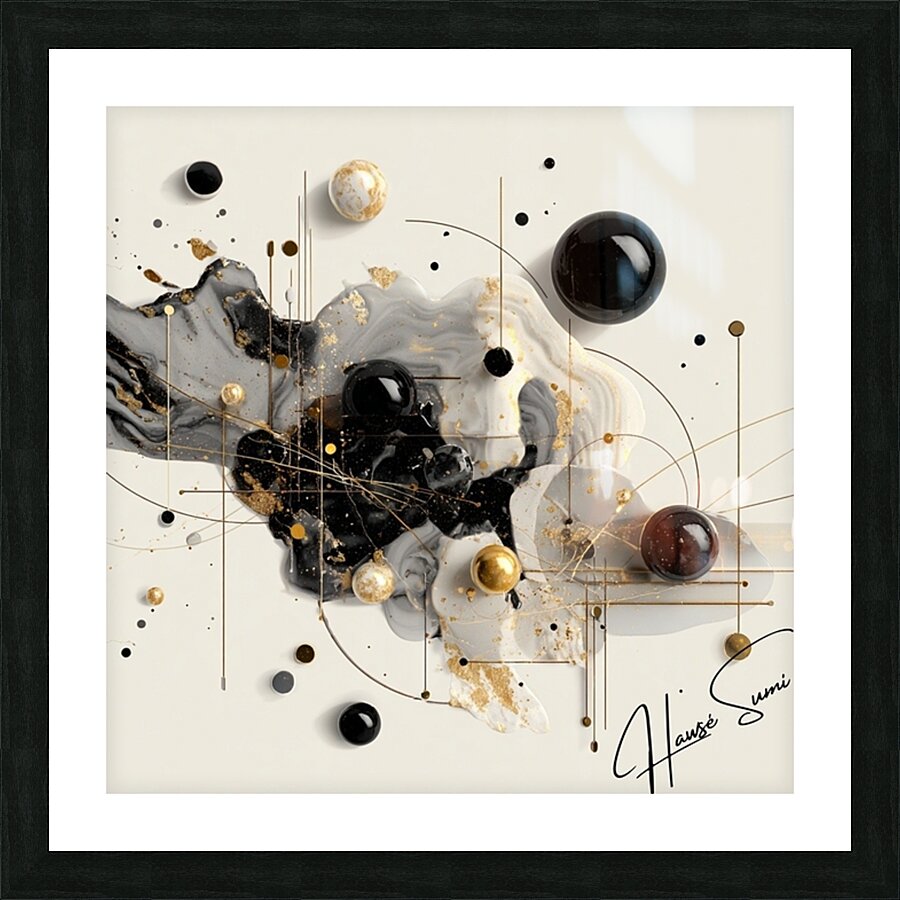 Controlled Chaos  Picture Frame print