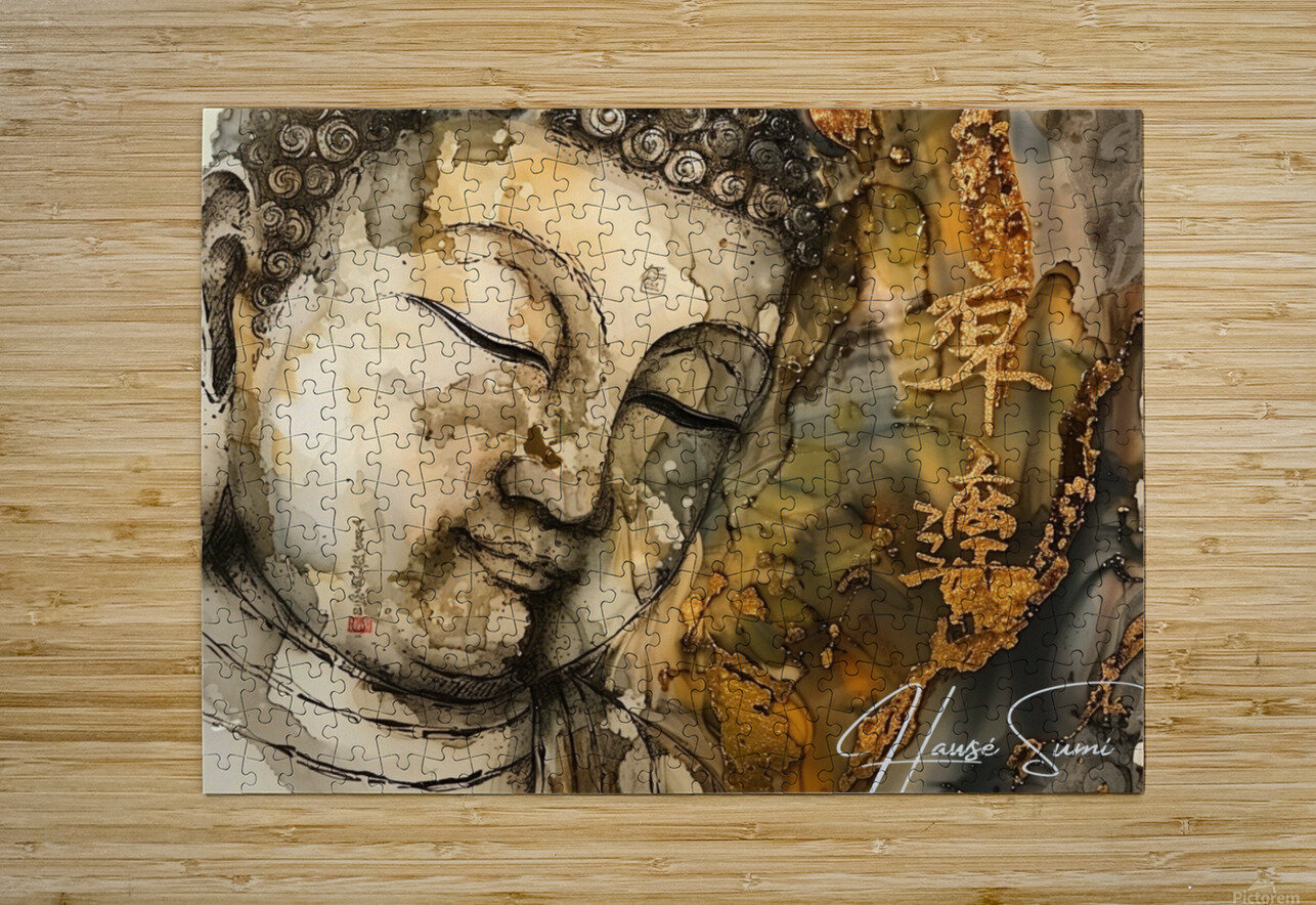 Spiritual Resonance Hawse Sumi Puzzle printing