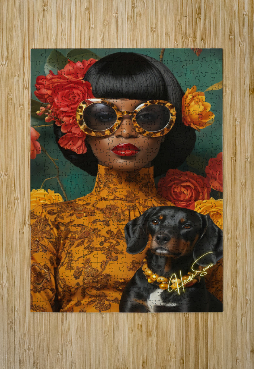 Flora Royale Hawse Sumi Puzzle printing