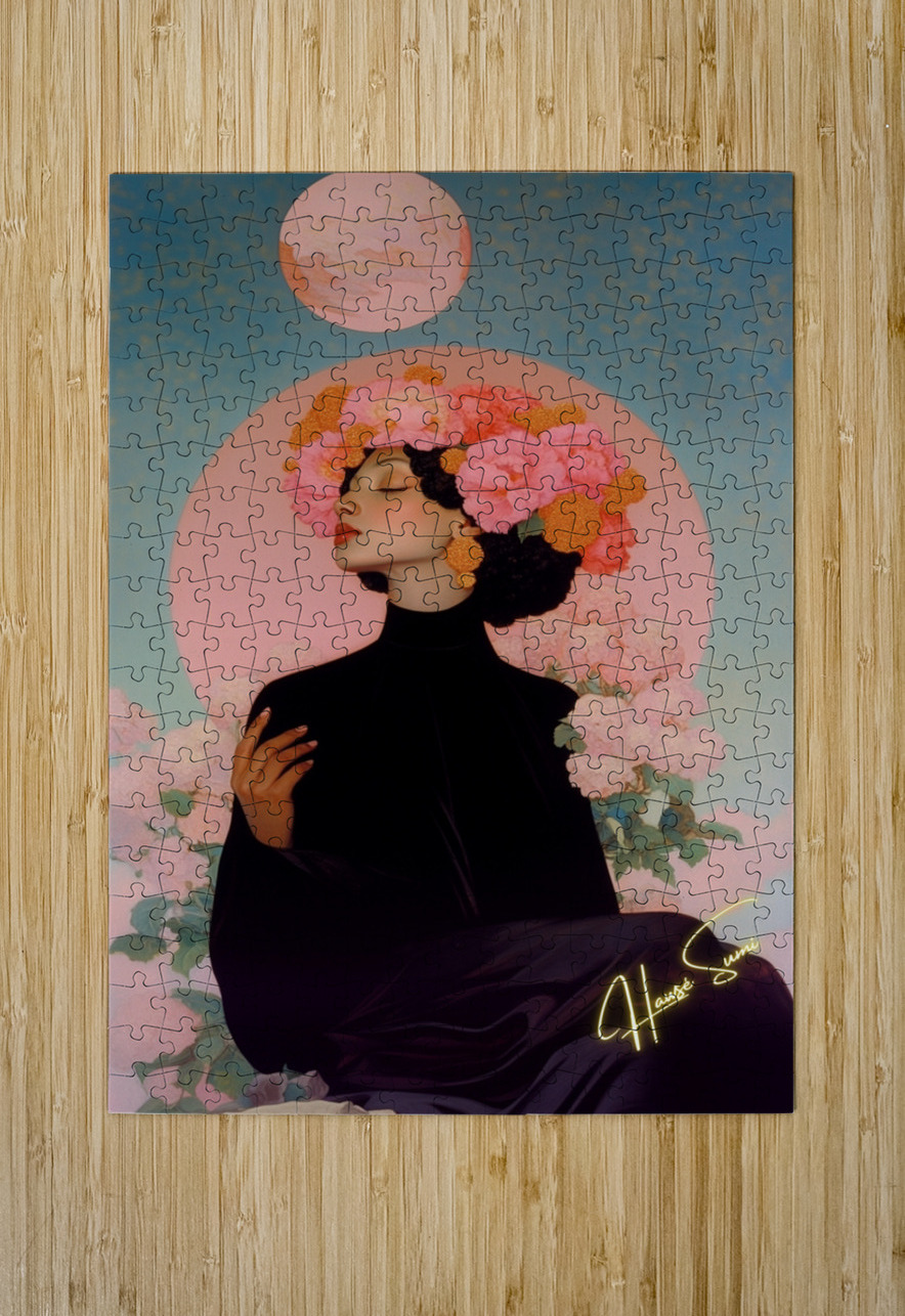 Ethereal Bloom Hawse Sumi Puzzle printing