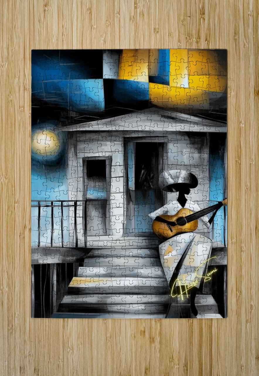 Ballad Under the Moon Hawse Sumi Puzzle printing