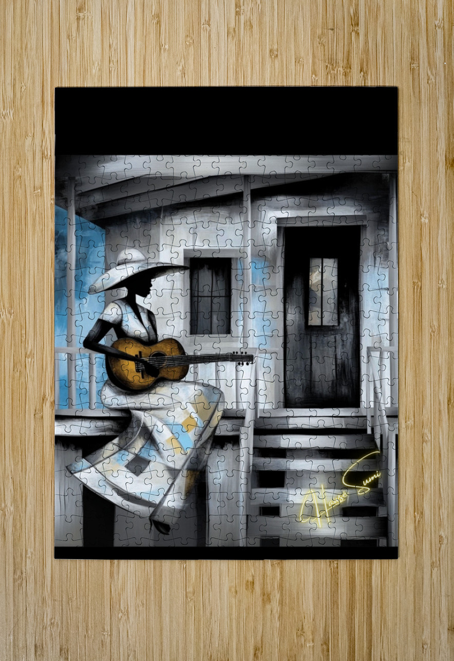 Porchside Echoes Hawse Sumi Puzzle printing