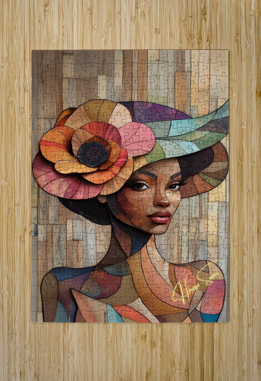 Petals of Sovereignty Hawse Sumi Puzzle printing