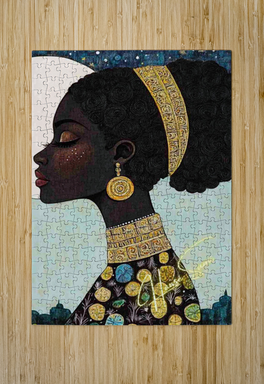 Moonlit Royalty Hawse Sumi Puzzle printing