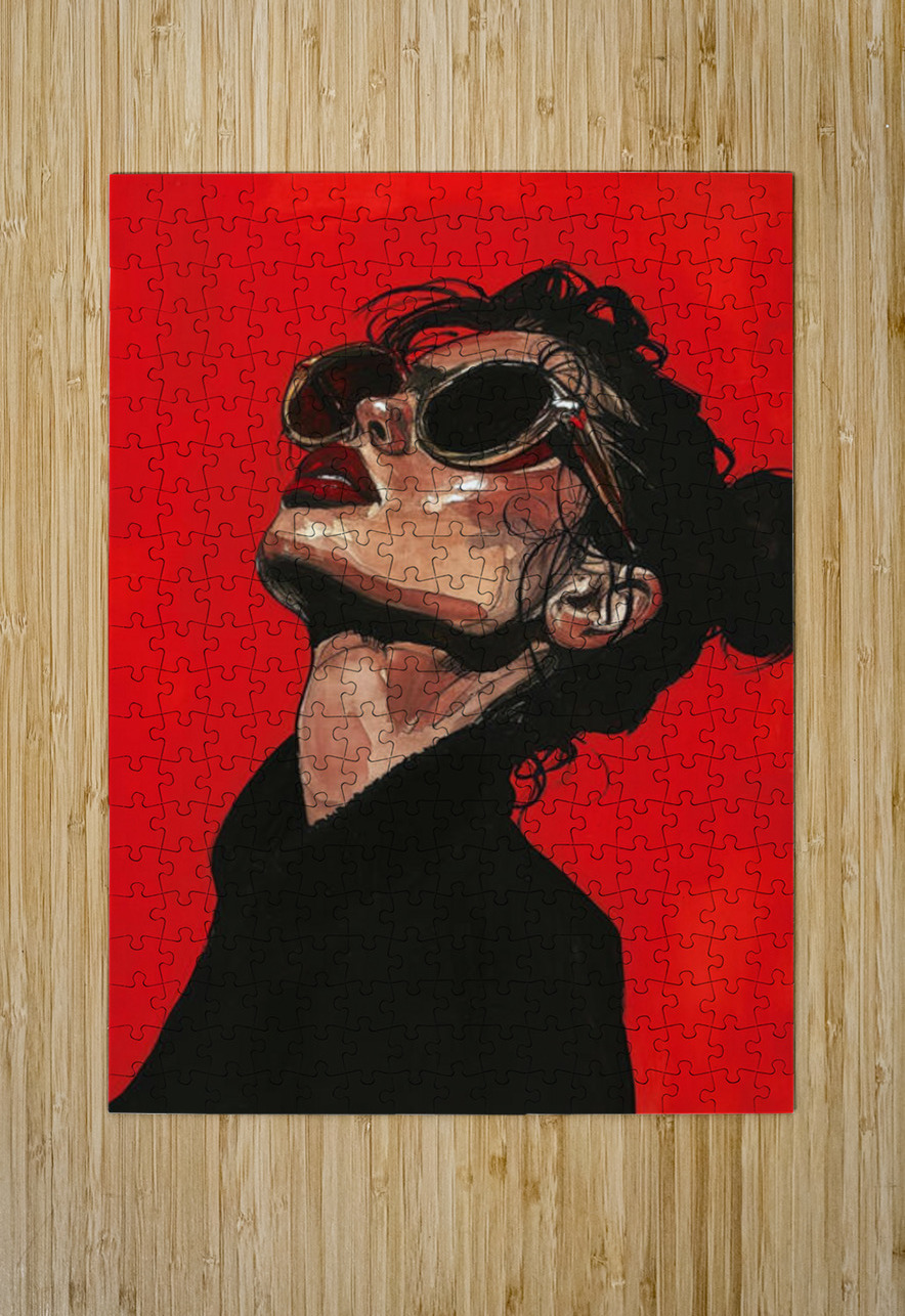 Crimson Confidence Hawse Sumi Puzzle printing