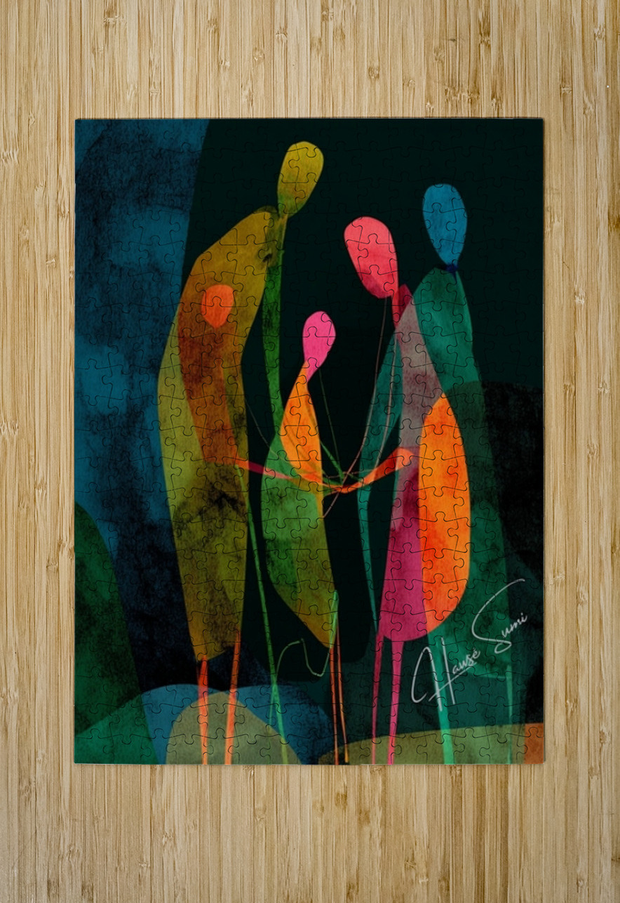 Gathering of Light Hawse Sumi Puzzle printing