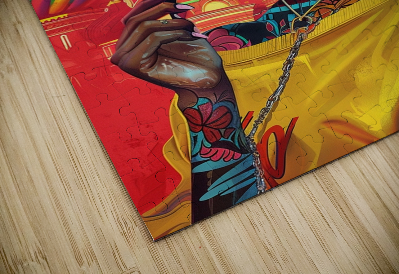 Red Square Radiance Hawse Sumi Puzzle