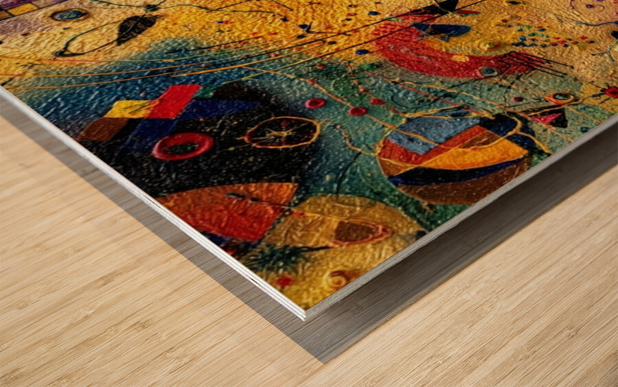 Frequency of Becoming Wood print