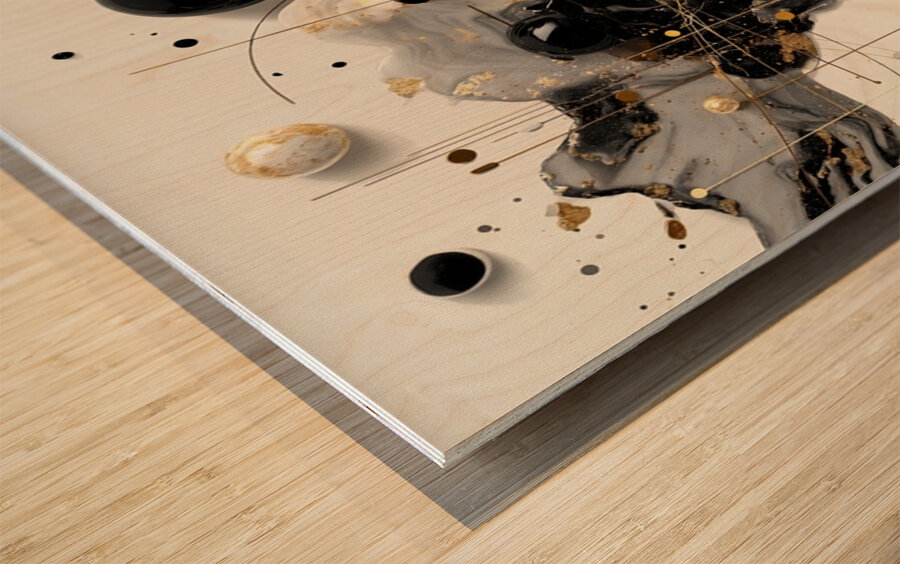 Controlled Chaos  Wood print